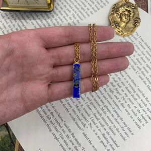 Vintage Gold Tone Unique Dainty Necklace